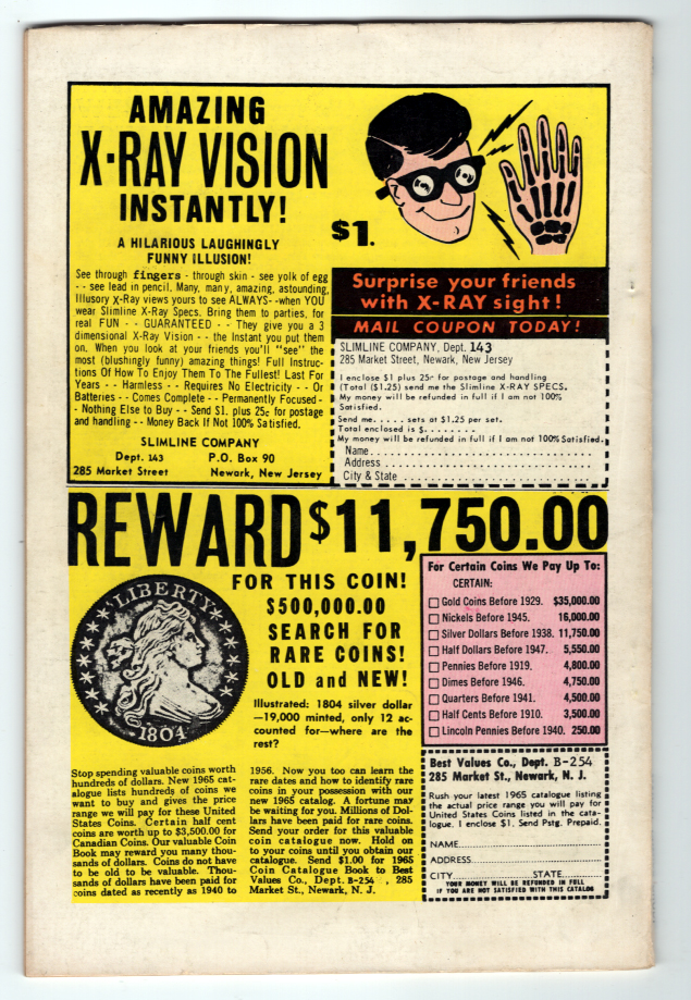 Amazing Spider-Man Annual #2 VF Back Cover